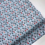Scandi Reindeer Christmas Polycotton