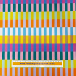 Rhythmic Stripe Polycotton
