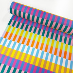 Rhythmic Stripe Polycotton