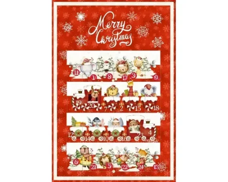 Candy Train Large Advent Panel