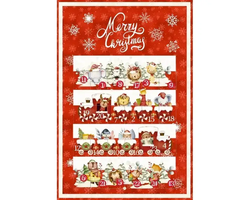Candy Train Large Advent Panel