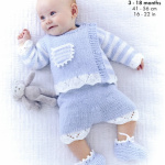King Cole Cardigan, Pants, Top and Bootees Pattern 6610