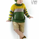 King Cole Sweaters and Hat Pattern 6612