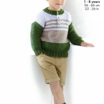 King Cole Sweaters and Hat Pattern 6612