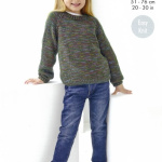 King Cole Cardigan and Sweater Pattern 6627