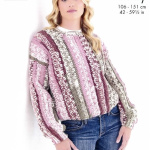 King Cole Crochet Jumper and Cardigan Pattern 6590