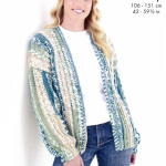 King Cole Crochet Jumper and Cardigan Pattern 6590