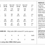 King Cole Tank Top and Sweater Pattern 6512