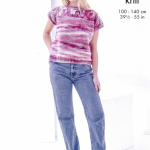 King Cole Crochet T-Shirt and Sweater Pattern 6522