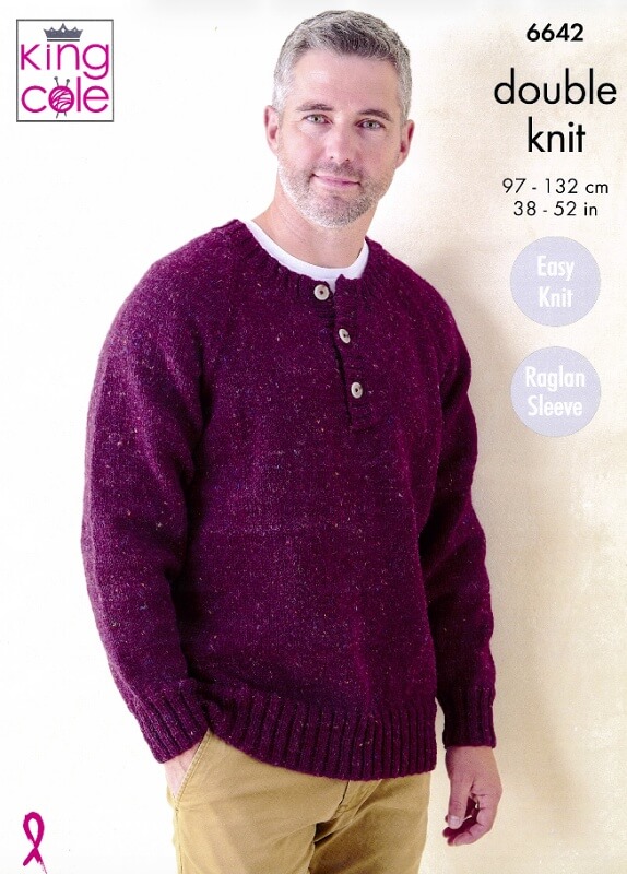 King Cole Sweaters Pattern 6642
