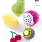 King Cole Crochet Fruits Pattern 9220