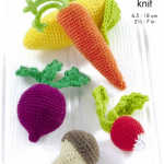 King Cole Crochet Vegetables Pattern 9221