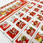 Candy Train Large Advent Panel