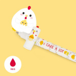 Legami Milano I Care A Lot Chicken 0.7mm Erasable Pens