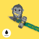 Legami Milano Wild But Kind Gorilla 0.7mm Erasable Pens
