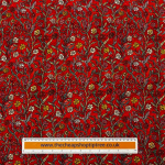 Sketched Flower Vine Lyocell Twill