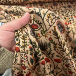 Wildflowers Warm Beige Lyocell Twill