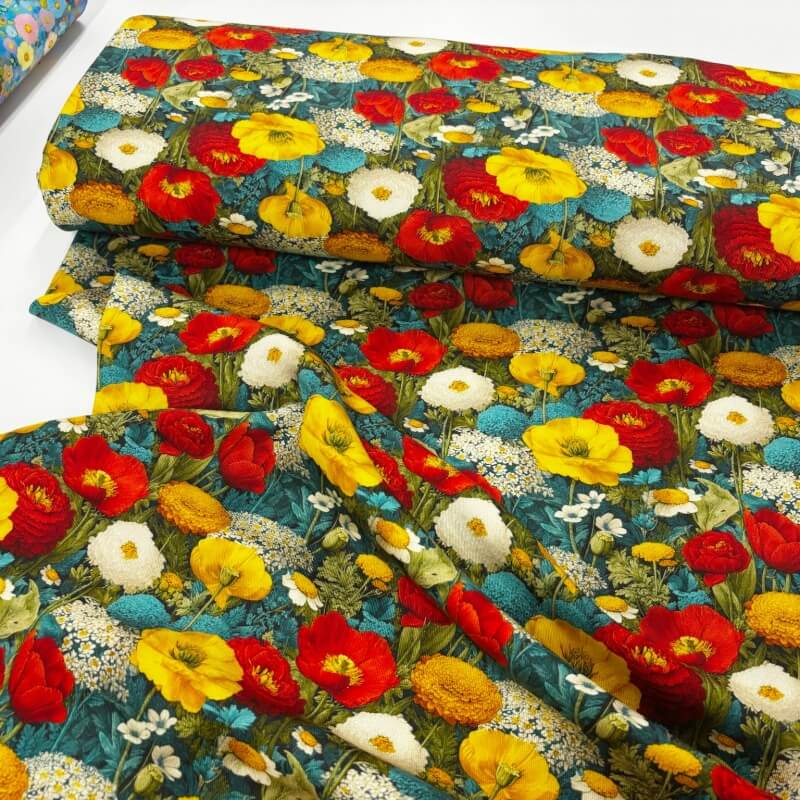 Californian PoppIes Lyocell Twill