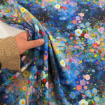 Royal Cosmos Garden Lyocell Twill