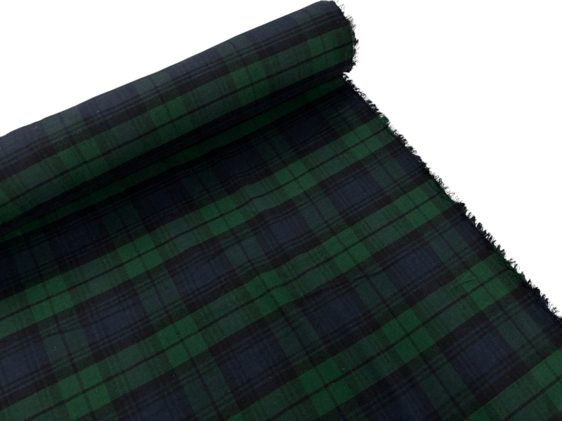 Black Watch Tartan Brushed Cotton