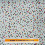 Blue Spring Posy Polycotton