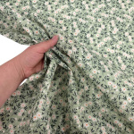 Daisy Garland Sage Polycotton