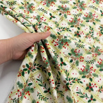 Christmas Trellis Wide Cotton