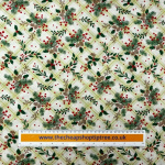 Christmas Trellis Wide Cotton