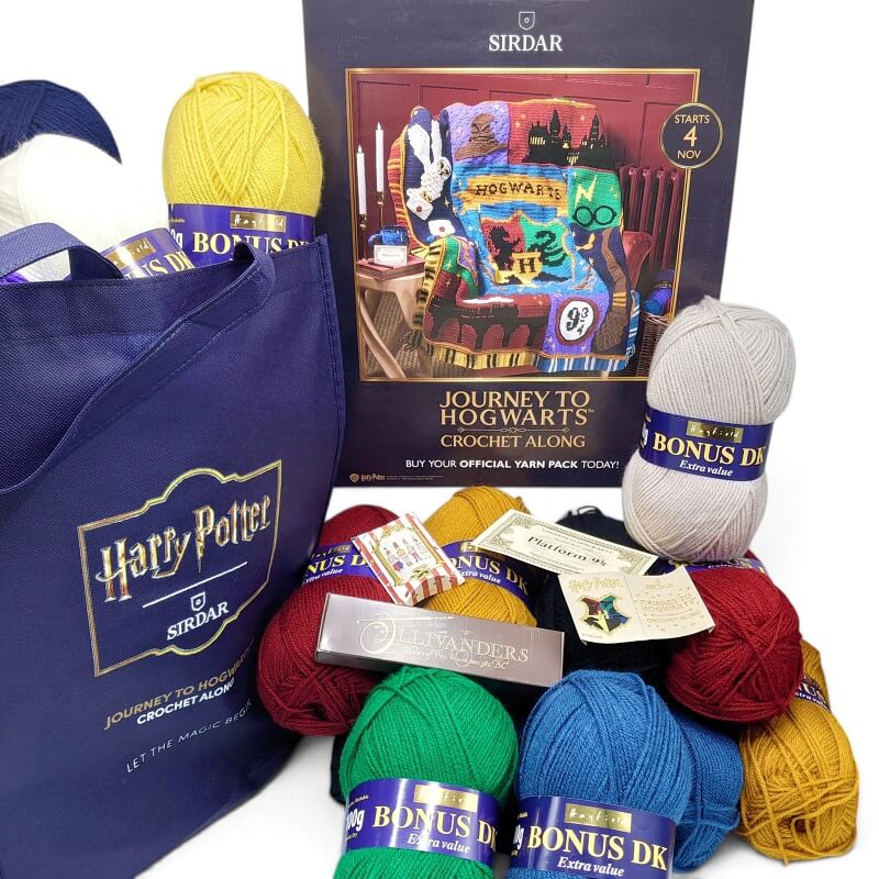 Sirdar Harry Potter Journey to Hogwarts CAL Yarn Pack