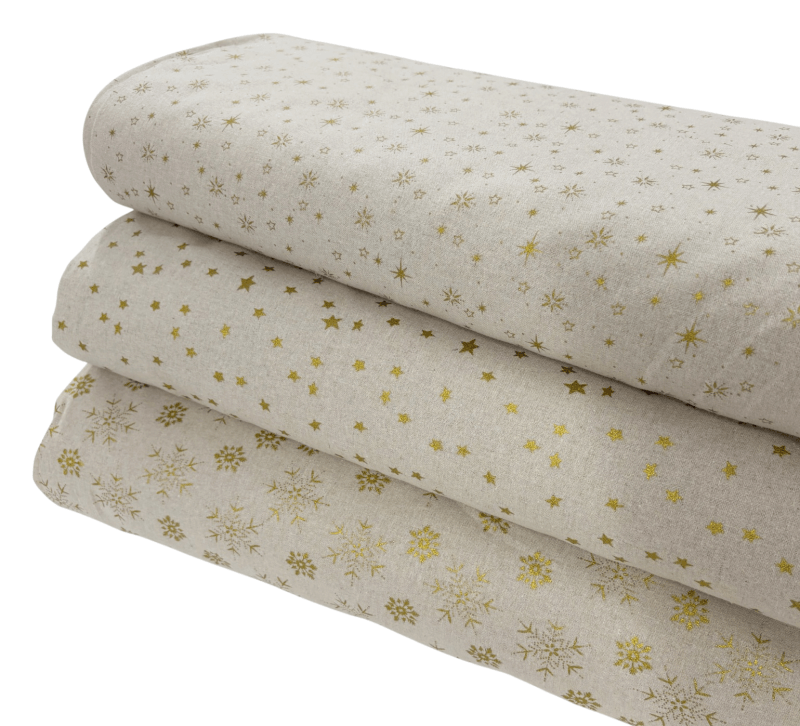 Gold Christmas Linen