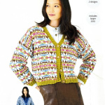 Stylecraft Long and Short Colourwork Cardigans Pattern 10283