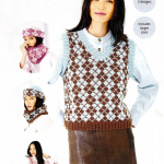 Stylecraft Fair Isle Tank, Hat and Cowl Pattern 10285