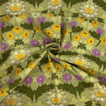 William Morris Olive Orchard Quilting Cottons