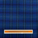 Royal Blue Check Wool