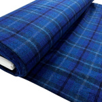 Royal Blue Check Wool