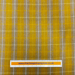 Mustard Gold Check Wool