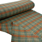 Green Hunting Check Wool