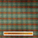 Green Hunting Check Wool