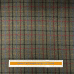 Dark Olive Check Wool
