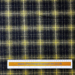 Navy and Olive Check Wool